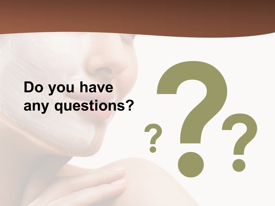 One Person Spa Put On PowerPoint Template