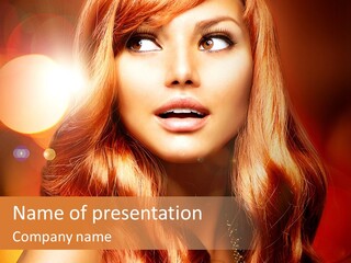 Care Celebrating Makeup PowerPoint Template