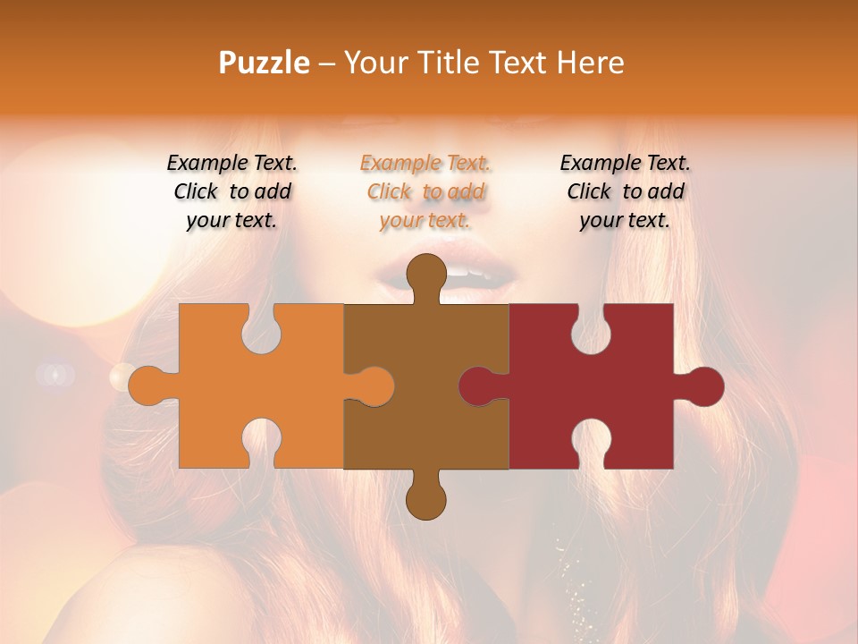 Care Celebrating Makeup PowerPoint Template