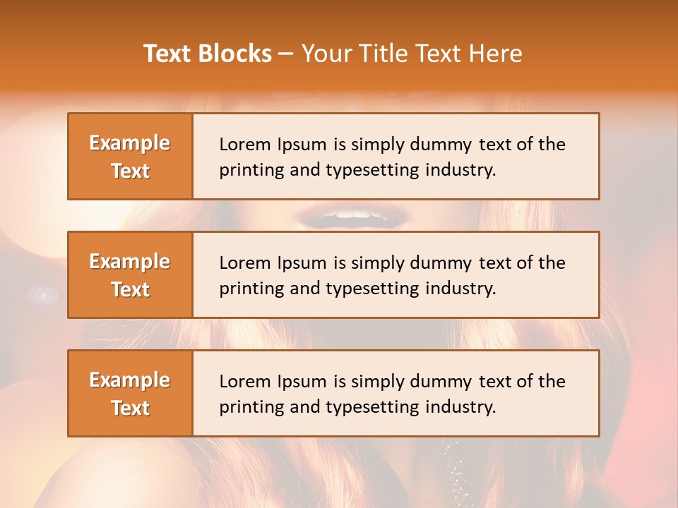 Care Celebrating Makeup PowerPoint Template