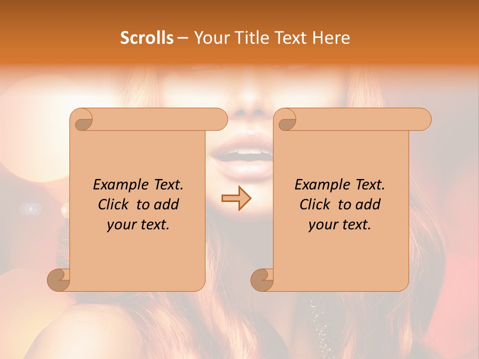 Care Celebrating Makeup PowerPoint Template