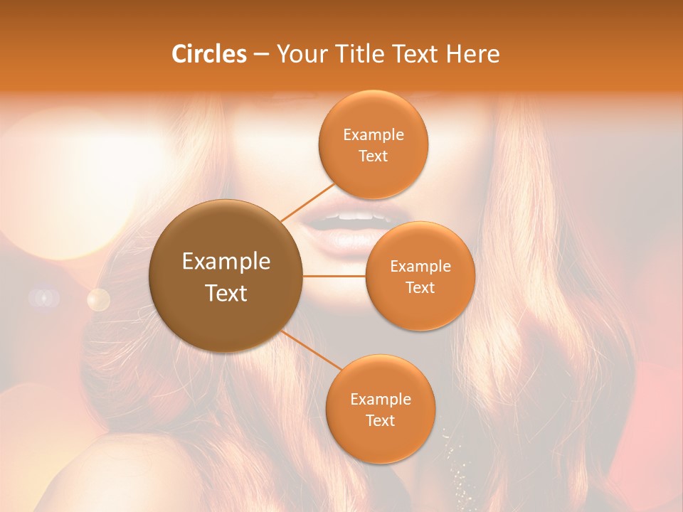 Care Celebrating Makeup PowerPoint Template