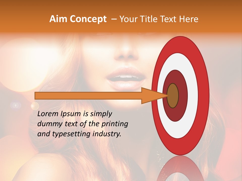 Care Celebrating Makeup PowerPoint Template