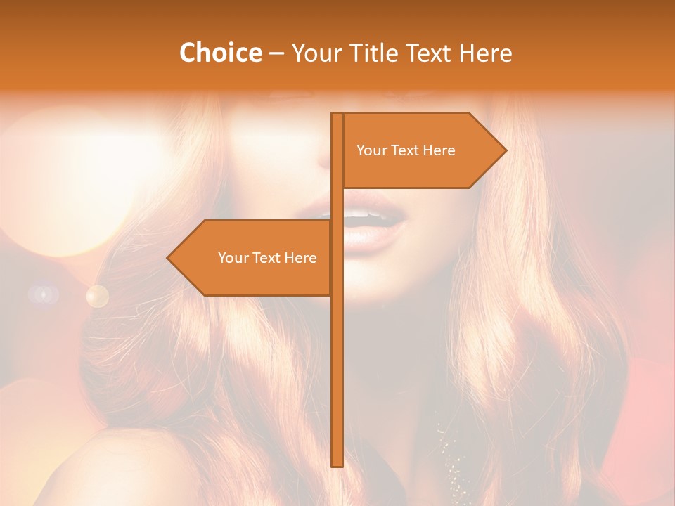 Care Celebrating Makeup PowerPoint Template