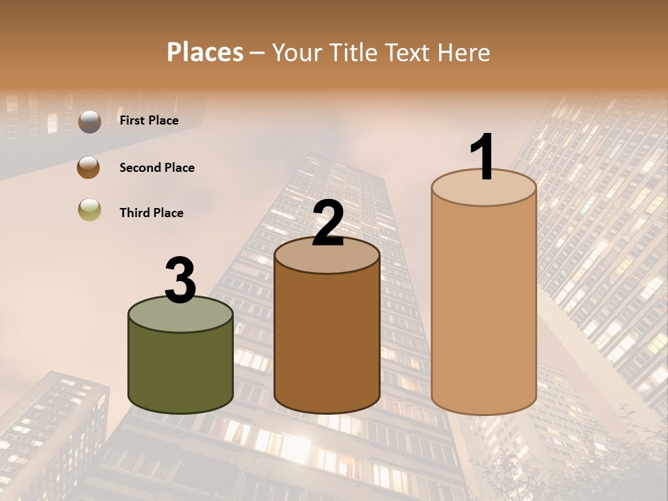 Midtown Urban Cityscape PowerPoint Template