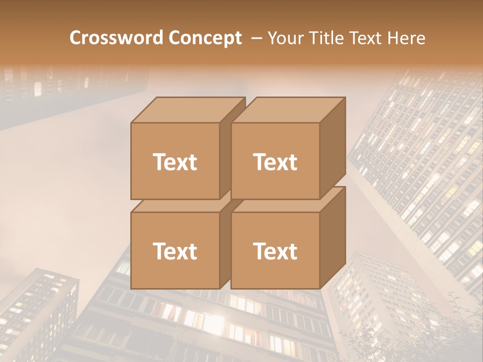 Midtown Urban Cityscape PowerPoint Template