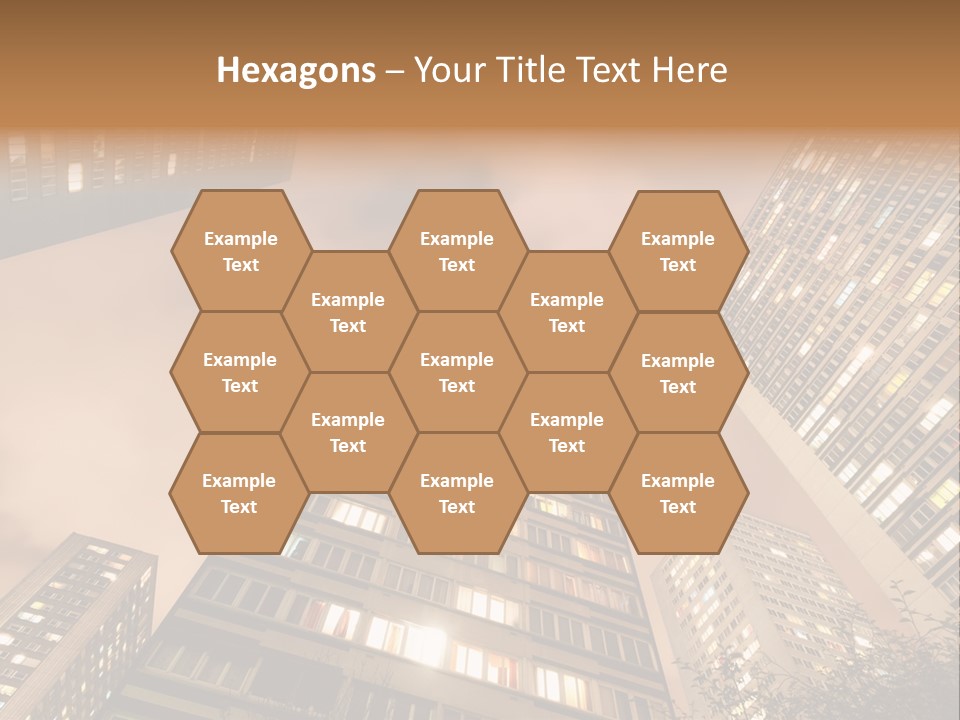 Midtown Urban Cityscape PowerPoint Template