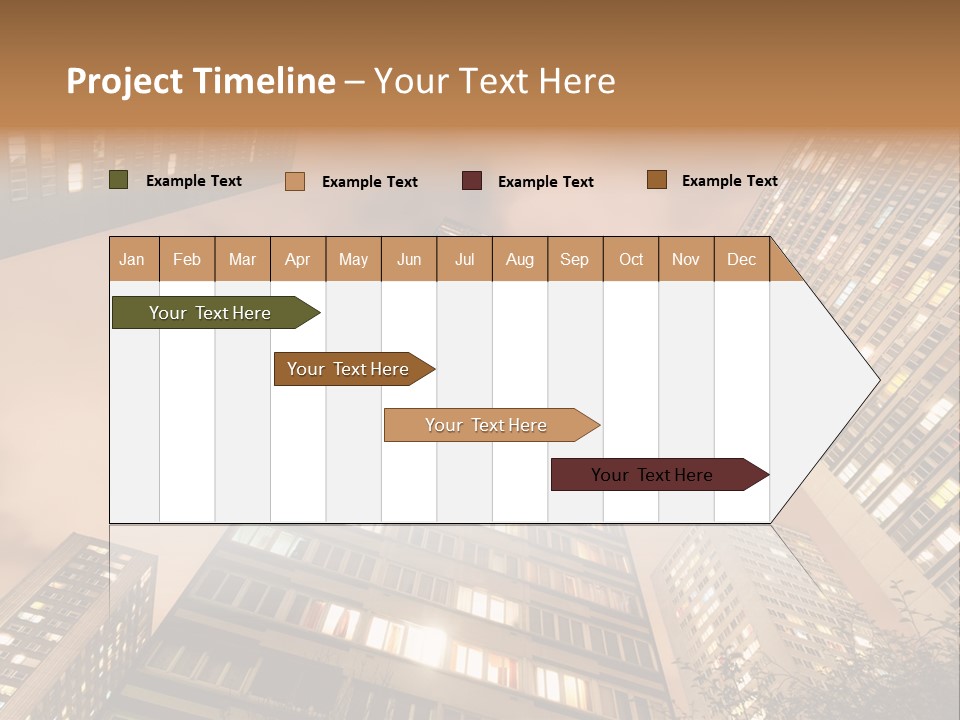 Midtown Urban Cityscape PowerPoint Template