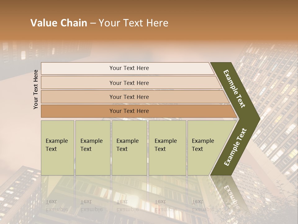 Midtown Urban Cityscape PowerPoint Template