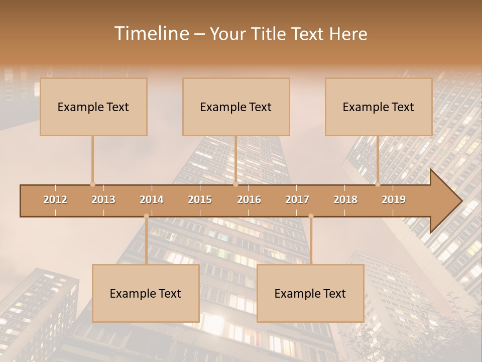Midtown Urban Cityscape PowerPoint Template
