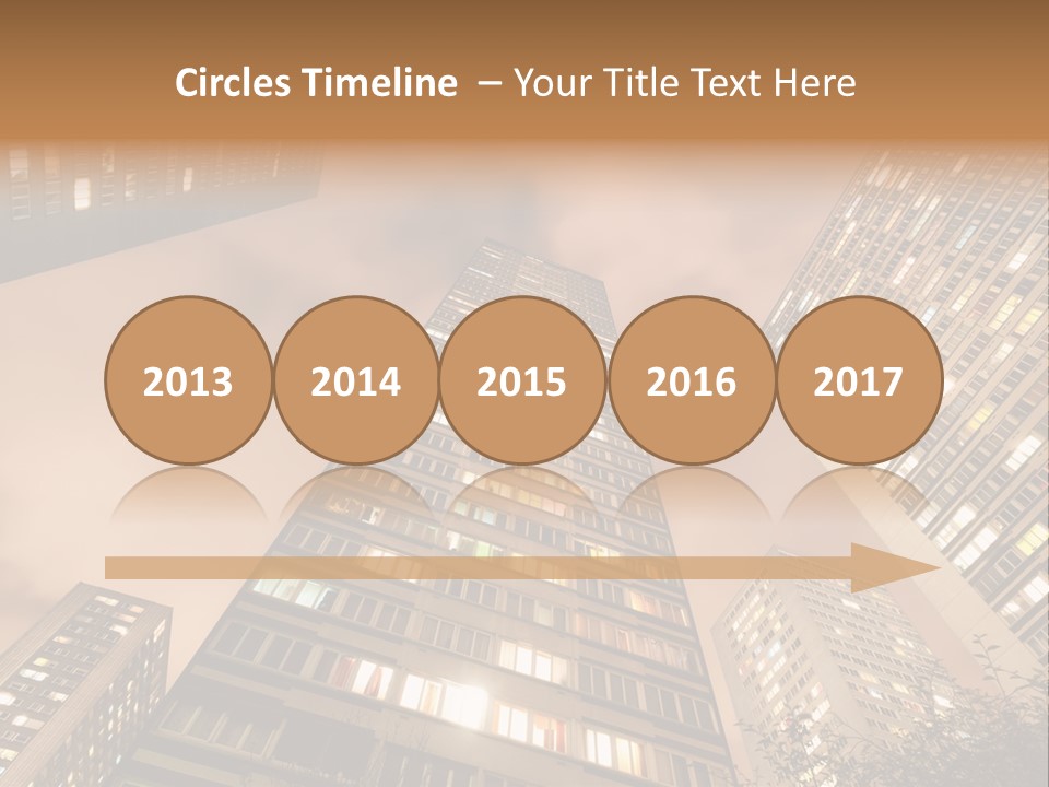 Midtown Urban Cityscape PowerPoint Template