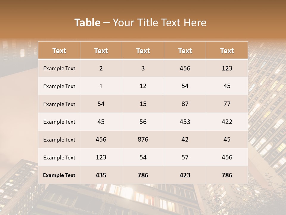 Midtown Urban Cityscape PowerPoint Template