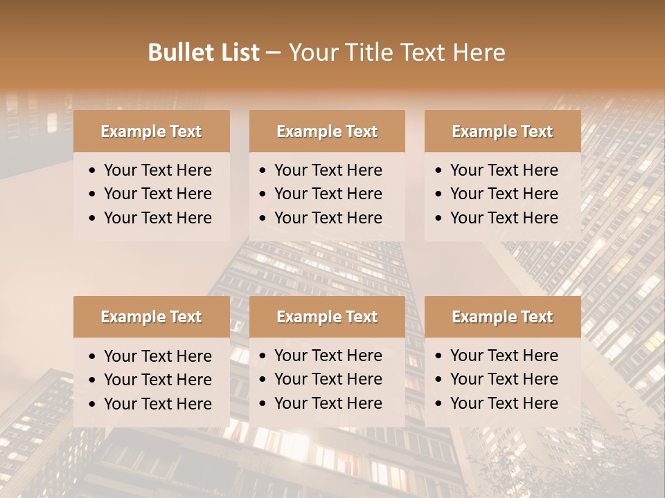 Midtown Urban Cityscape PowerPoint Template