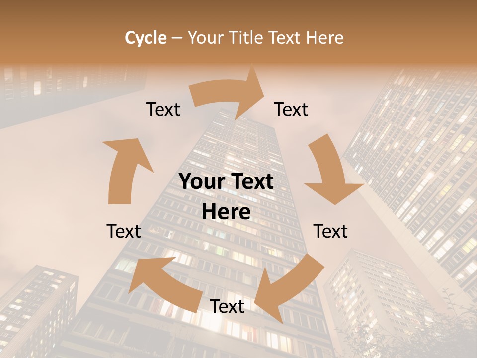 Midtown Urban Cityscape PowerPoint Template