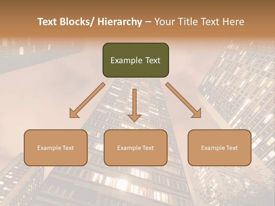 Midtown Urban Cityscape PowerPoint Template
