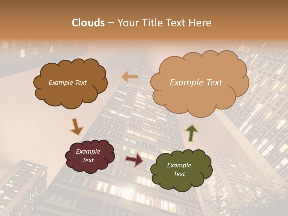 Midtown Urban Cityscape PowerPoint Template