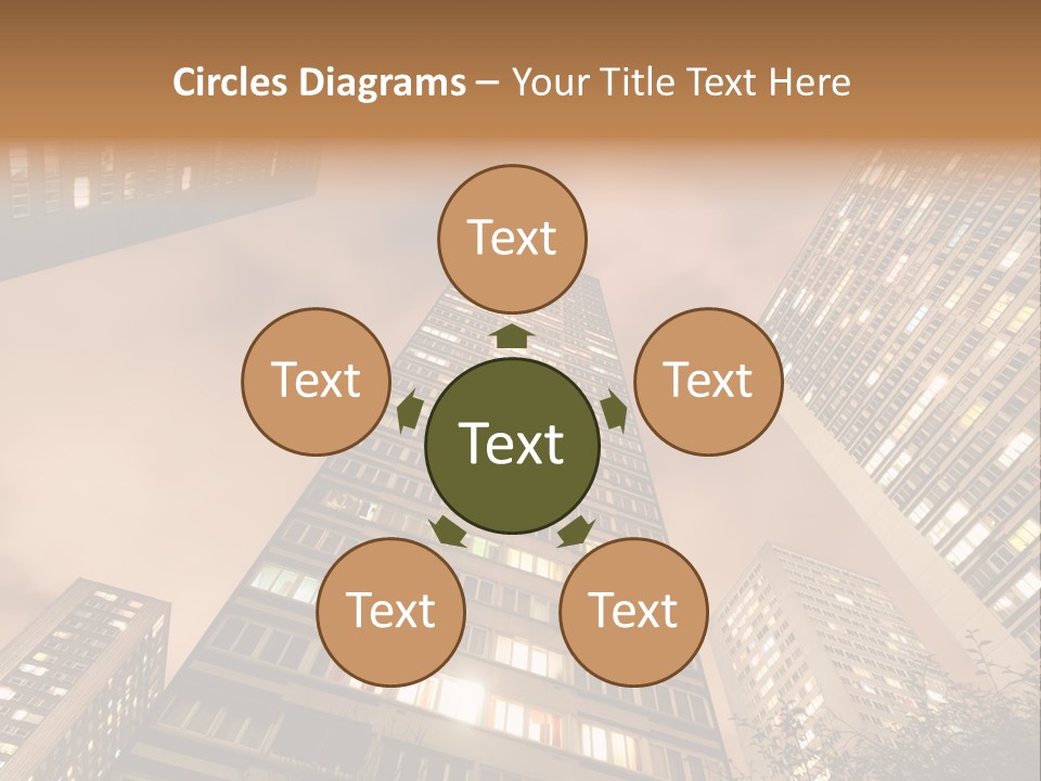 Midtown Urban Cityscape PowerPoint Template