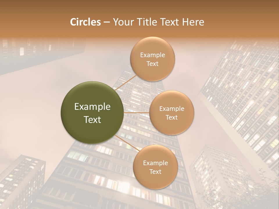 Midtown Urban Cityscape PowerPoint Template