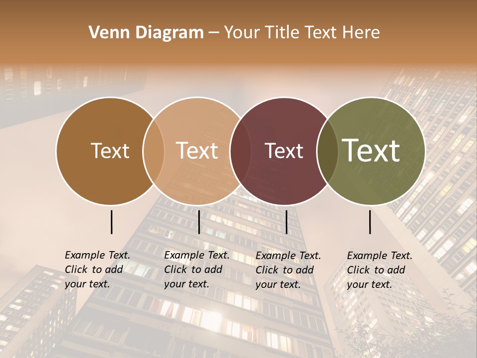 Midtown Urban Cityscape PowerPoint Template