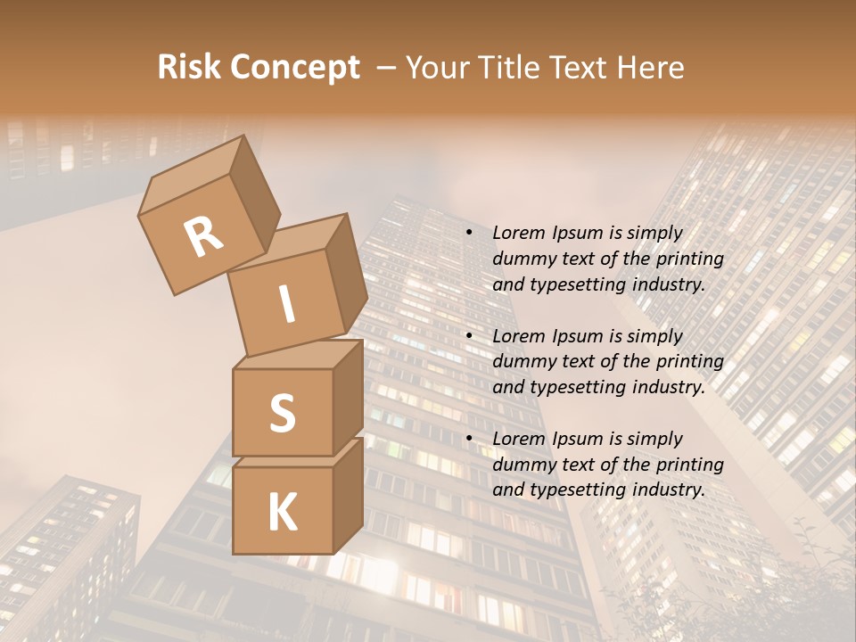 Midtown Urban Cityscape PowerPoint Template