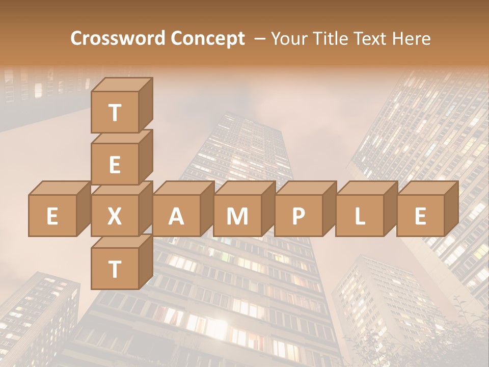 Midtown Urban Cityscape PowerPoint Template