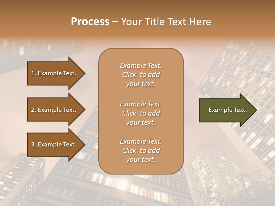 Midtown Urban Cityscape PowerPoint Template