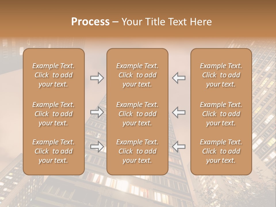 Midtown Urban Cityscape PowerPoint Template