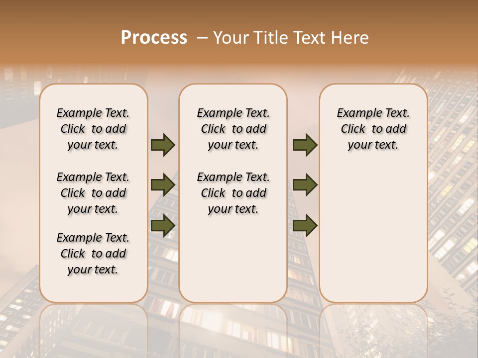 Midtown Urban Cityscape PowerPoint Template