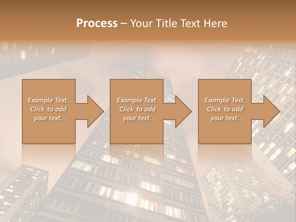 Midtown Urban Cityscape PowerPoint Template