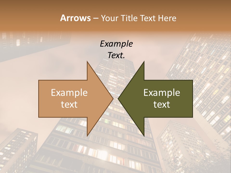 Midtown Urban Cityscape PowerPoint Template