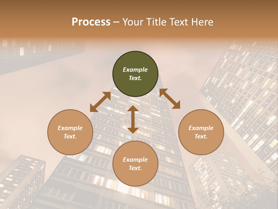 Midtown Urban Cityscape PowerPoint Template