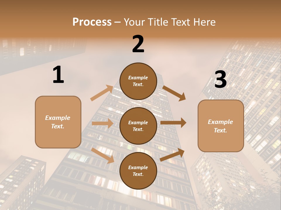 Midtown Urban Cityscape PowerPoint Template