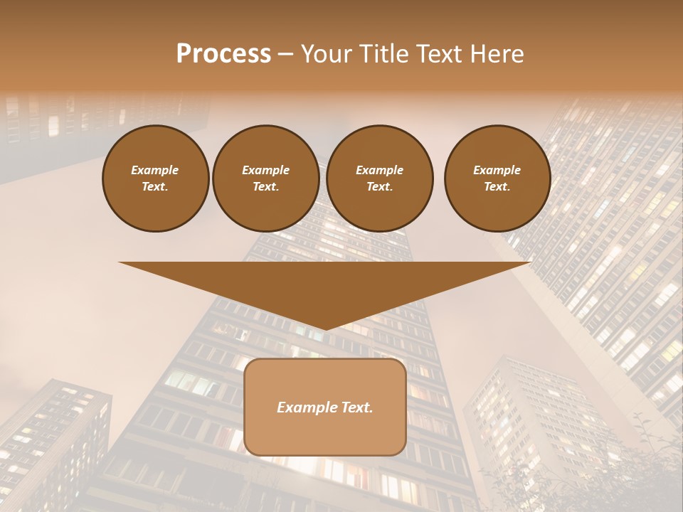 Midtown Urban Cityscape PowerPoint Template