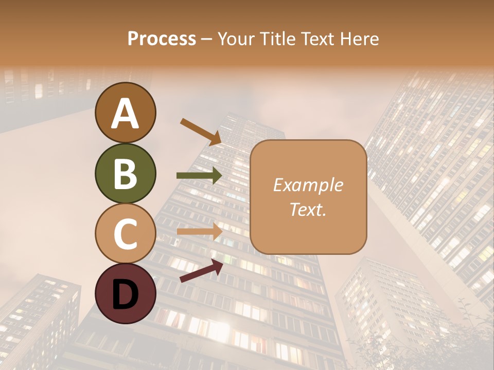 Midtown Urban Cityscape PowerPoint Template