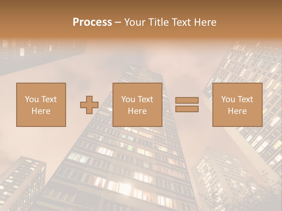 Midtown Urban Cityscape PowerPoint Template
