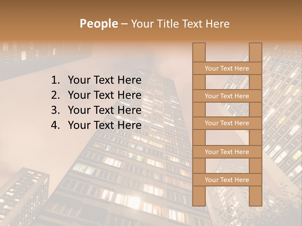 Midtown Urban Cityscape PowerPoint Template