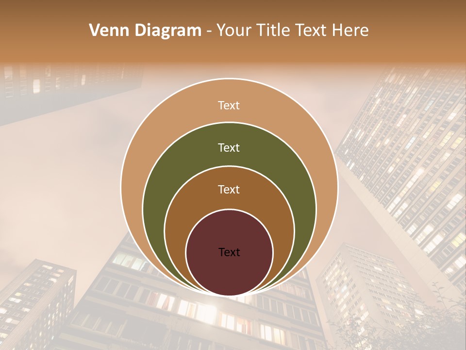 Midtown Urban Cityscape PowerPoint Template