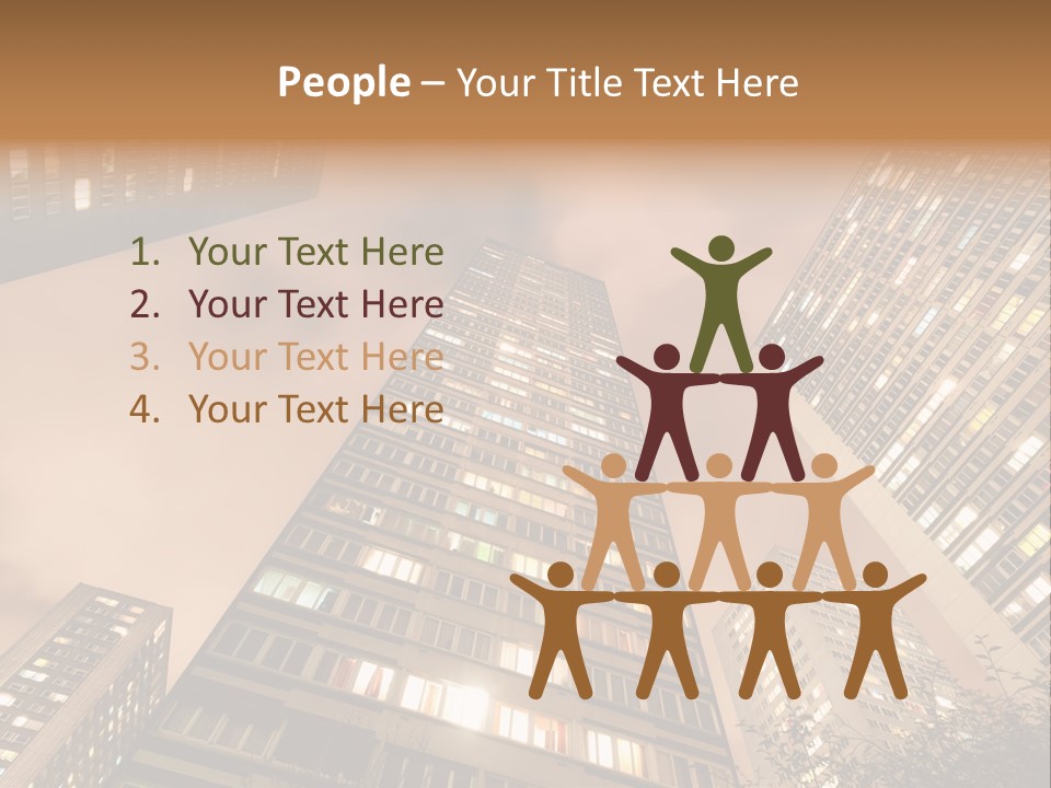 Midtown Urban Cityscape PowerPoint Template