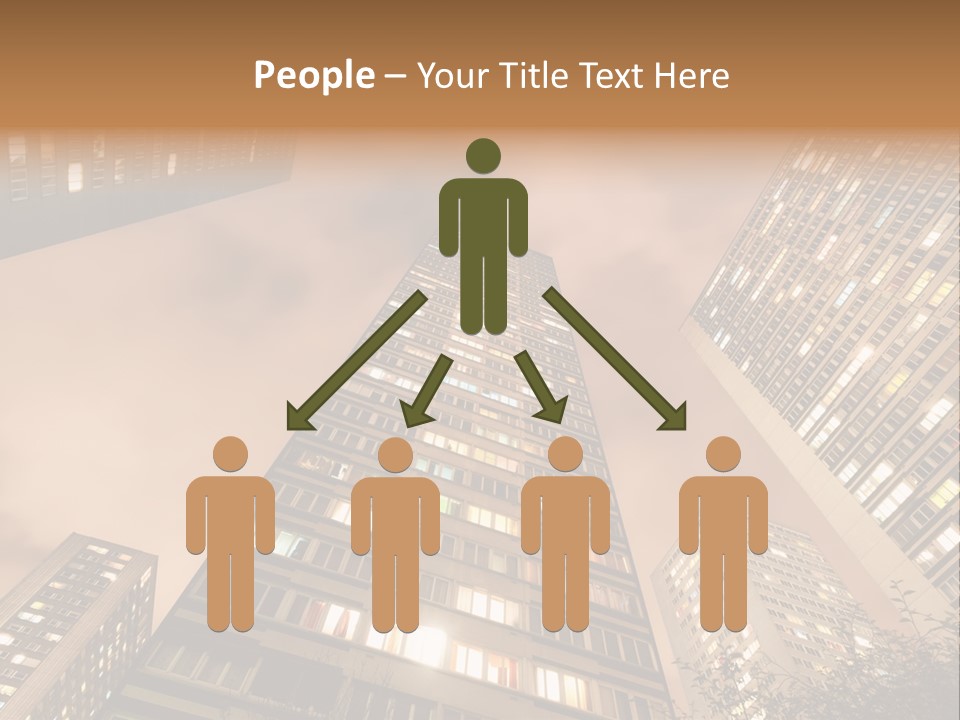 Midtown Urban Cityscape PowerPoint Template