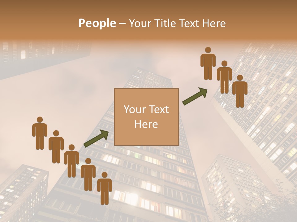 Midtown Urban Cityscape PowerPoint Template