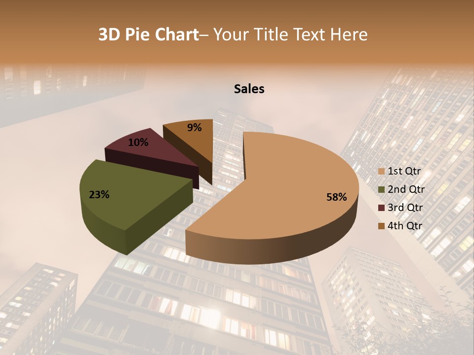 Midtown Urban Cityscape PowerPoint Template