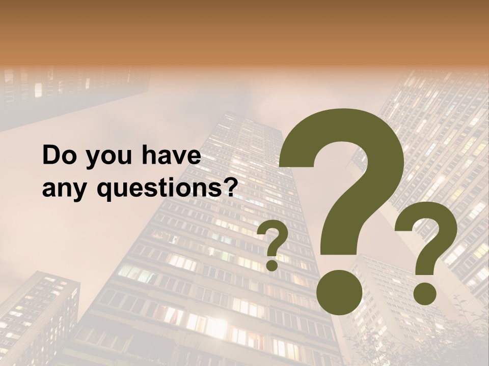 Midtown Urban Cityscape PowerPoint Template