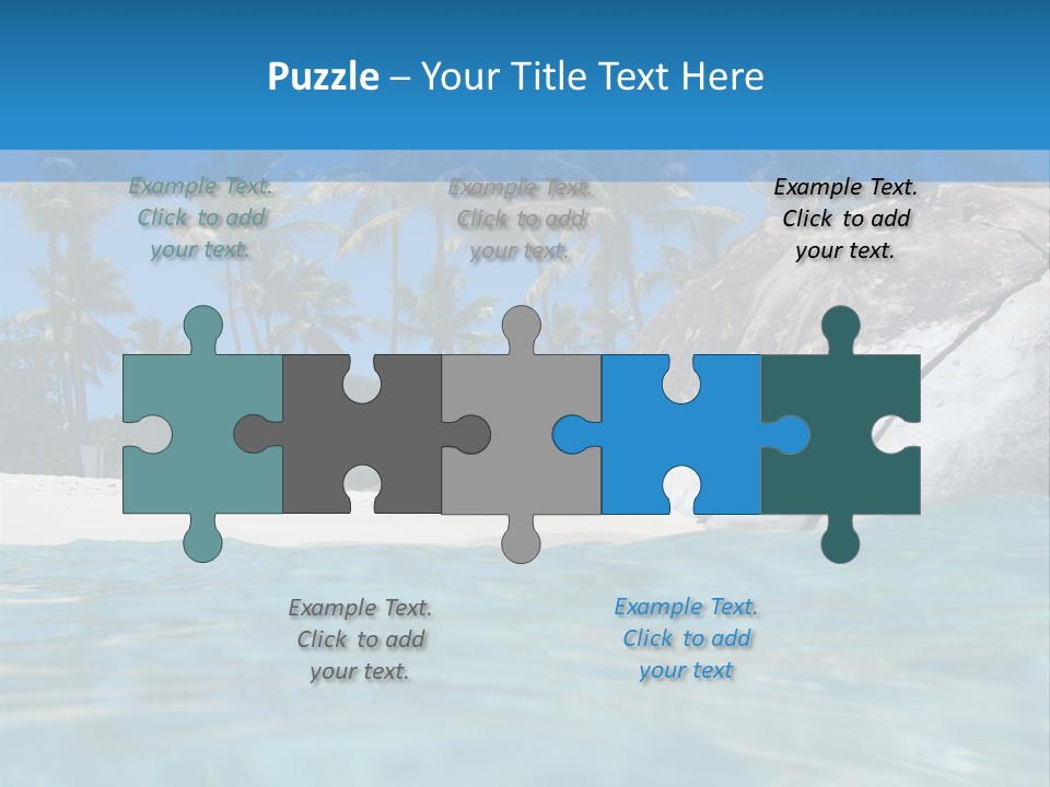 Foliage Landscape Mist PowerPoint Template