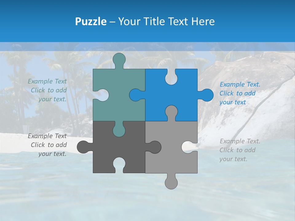 Foliage Landscape Mist PowerPoint Template