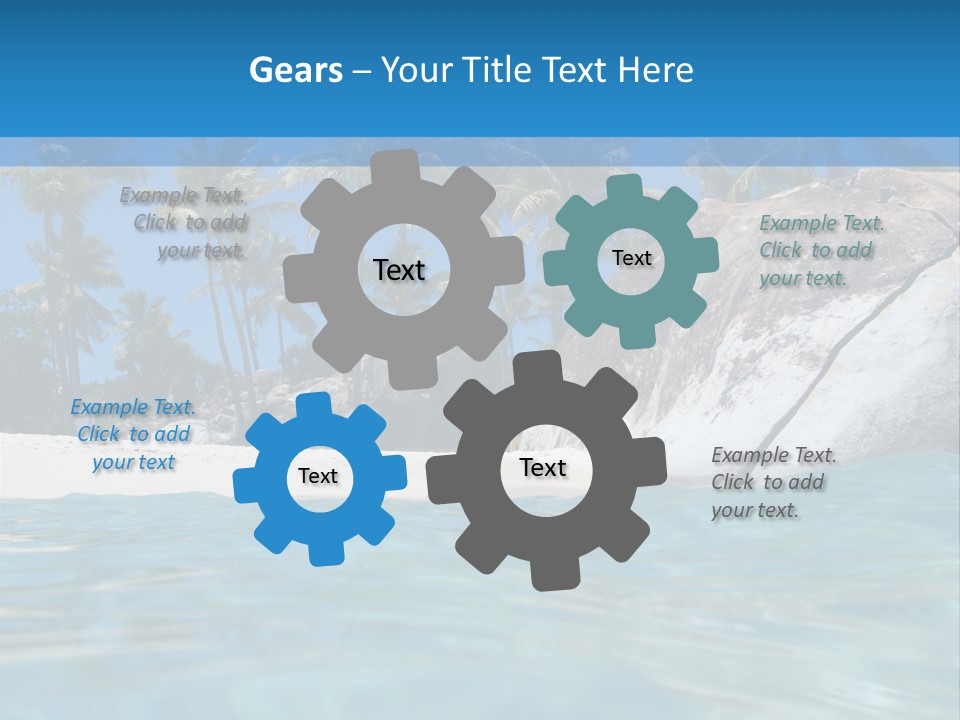 Foliage Landscape Mist PowerPoint Template