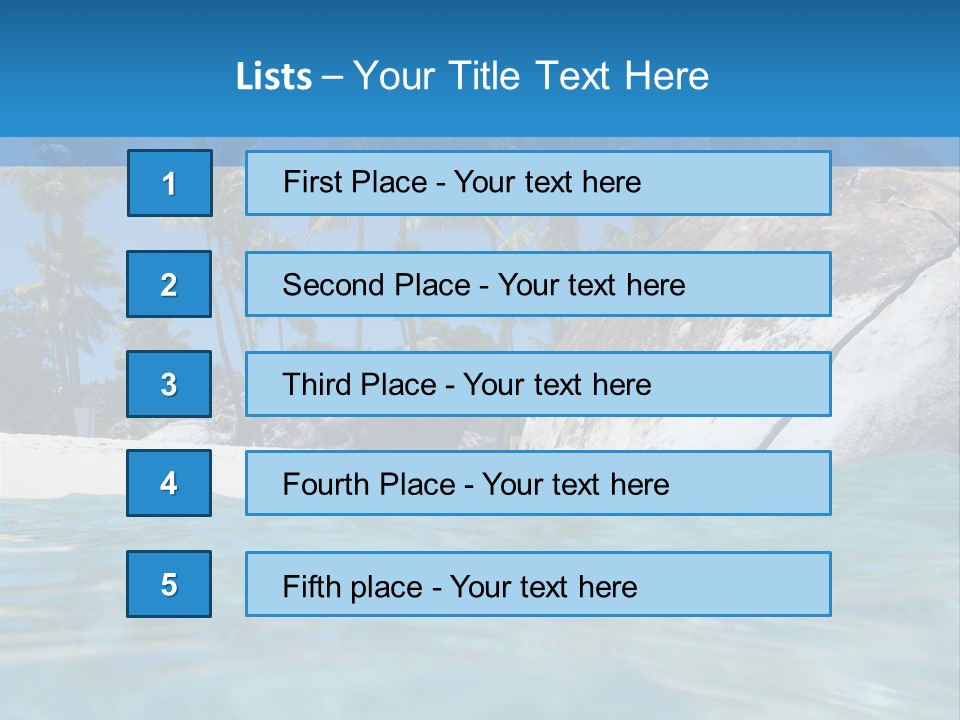 Foliage Landscape Mist PowerPoint Template