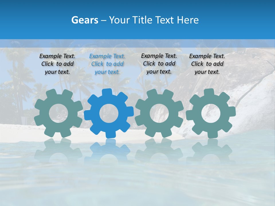 Foliage Landscape Mist PowerPoint Template