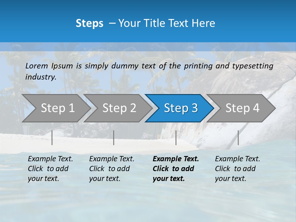 Foliage Landscape Mist PowerPoint Template