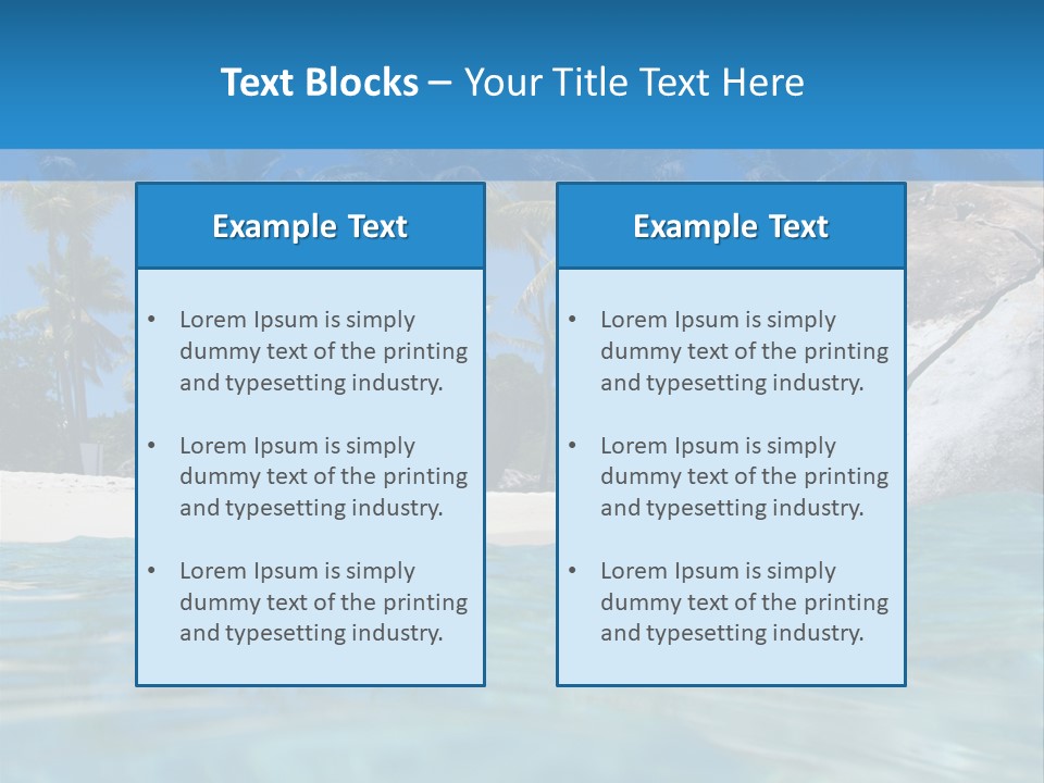 Foliage Landscape Mist PowerPoint Template