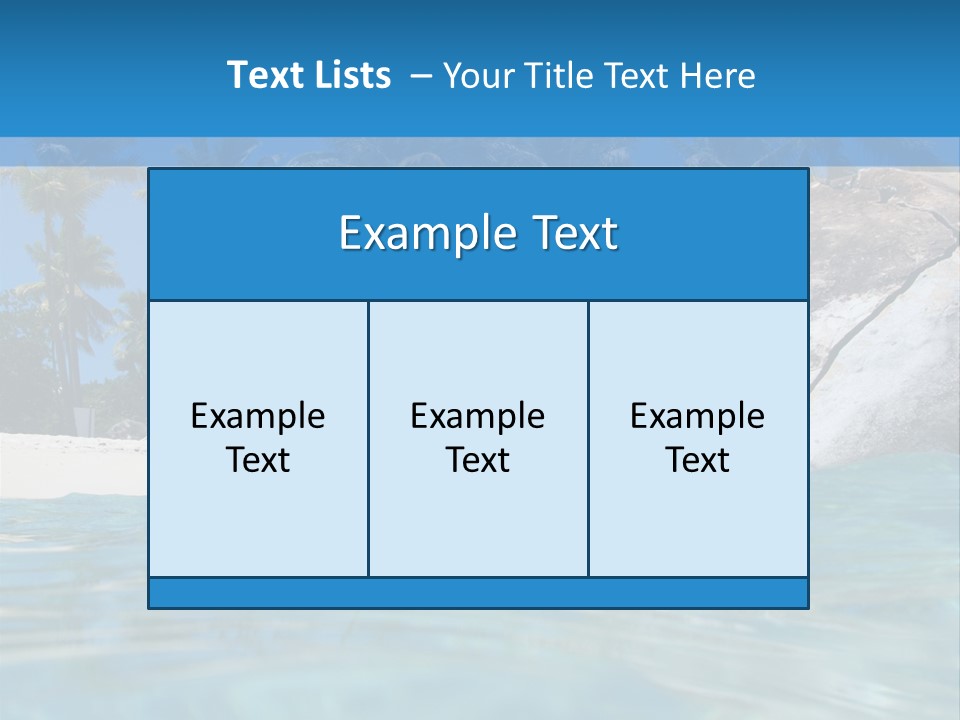 Foliage Landscape Mist PowerPoint Template